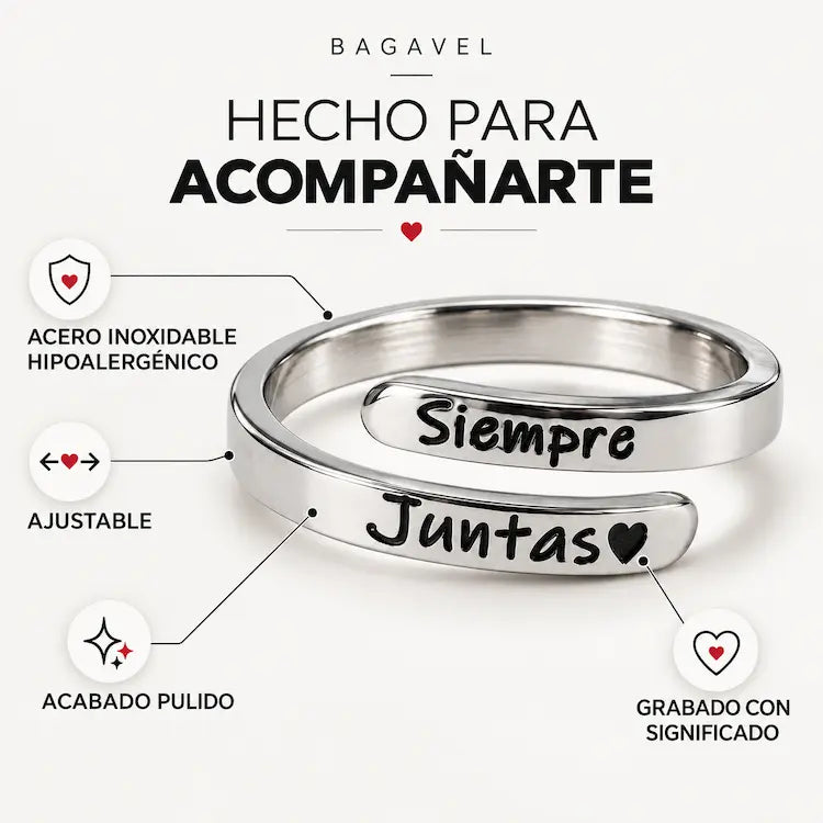 Anillo Vínculo — Siempre Juntas